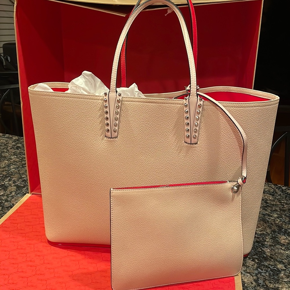 Christian Louboutin Cabata large tote Ballerina pink